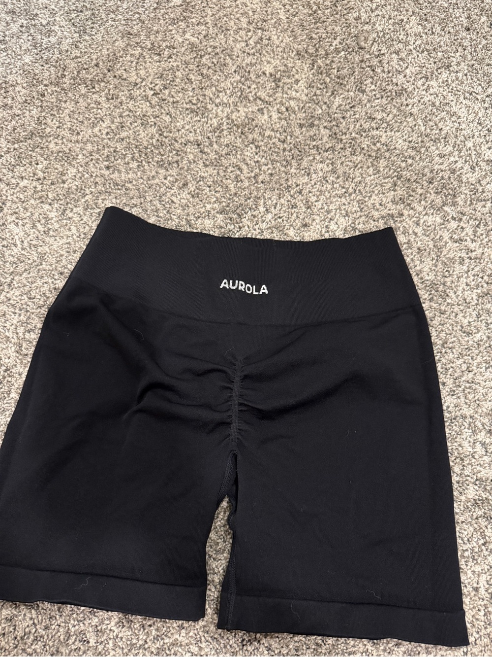 Women’s Black High-Waist Bike Shorts